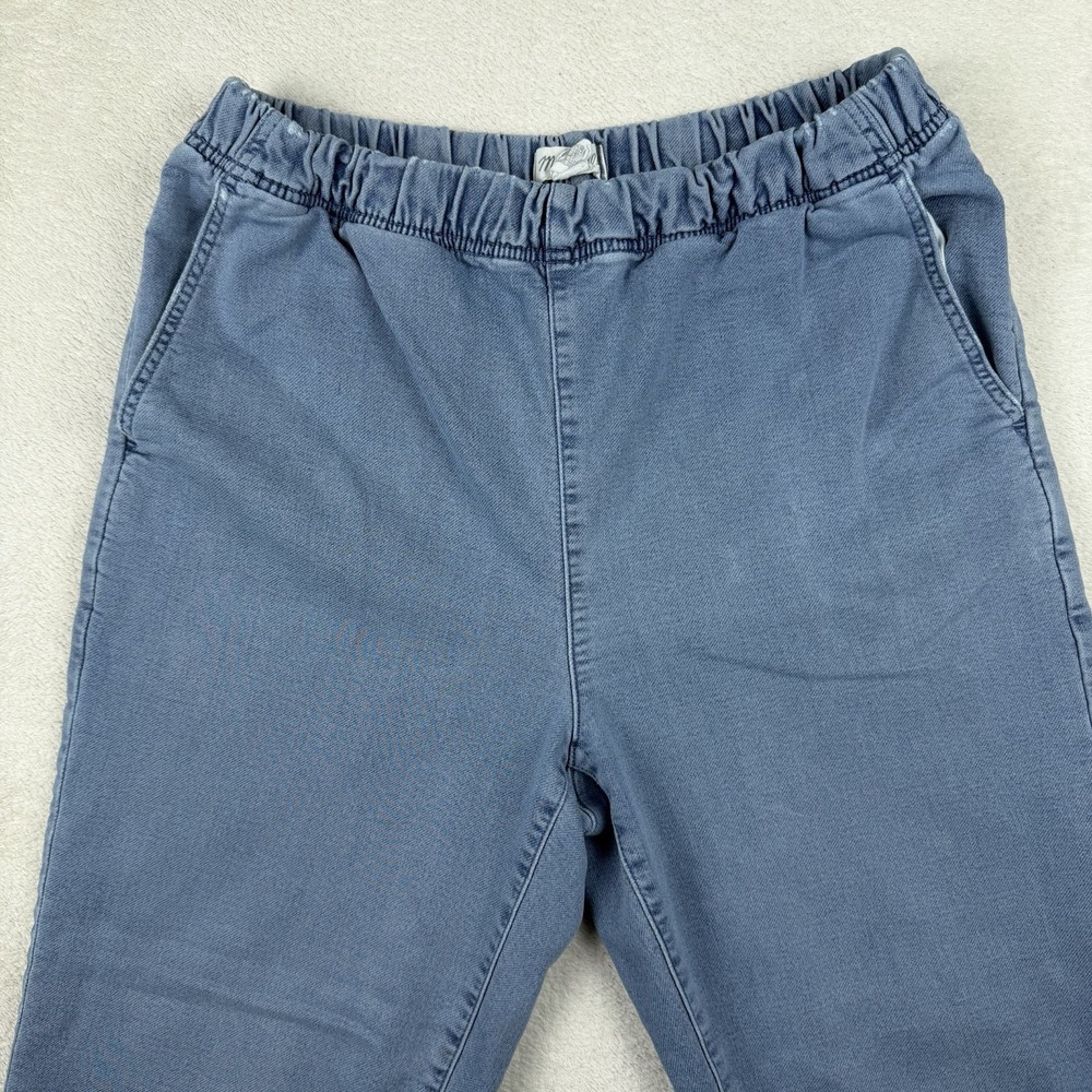 Madewell Sweatpant Jeans Nealy Wash pull on soft jogger Denim Pants S, READ - Picture 4 of 14